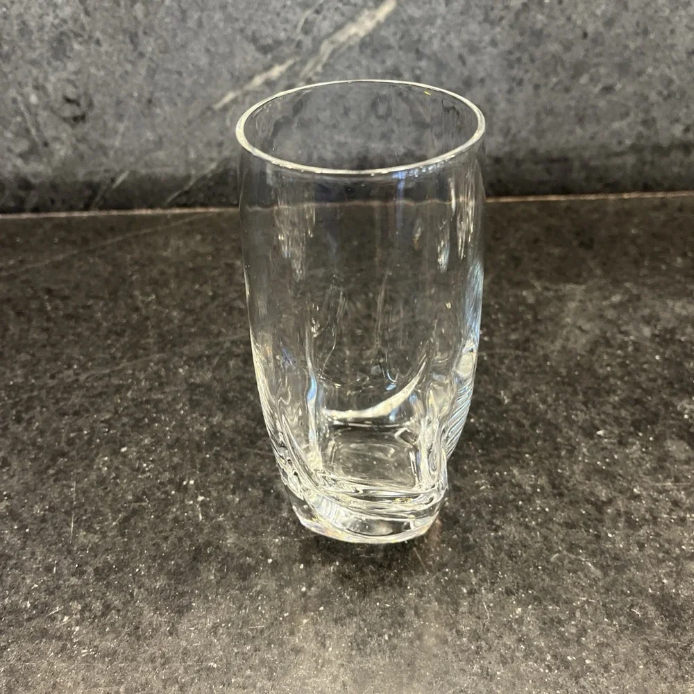 Luigi Bormioli Crystal Ravel Pattern Highball Tumbler 5 7/8